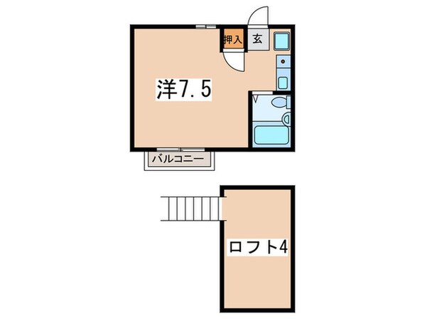 コ－トウィングス西館の物件間取画像